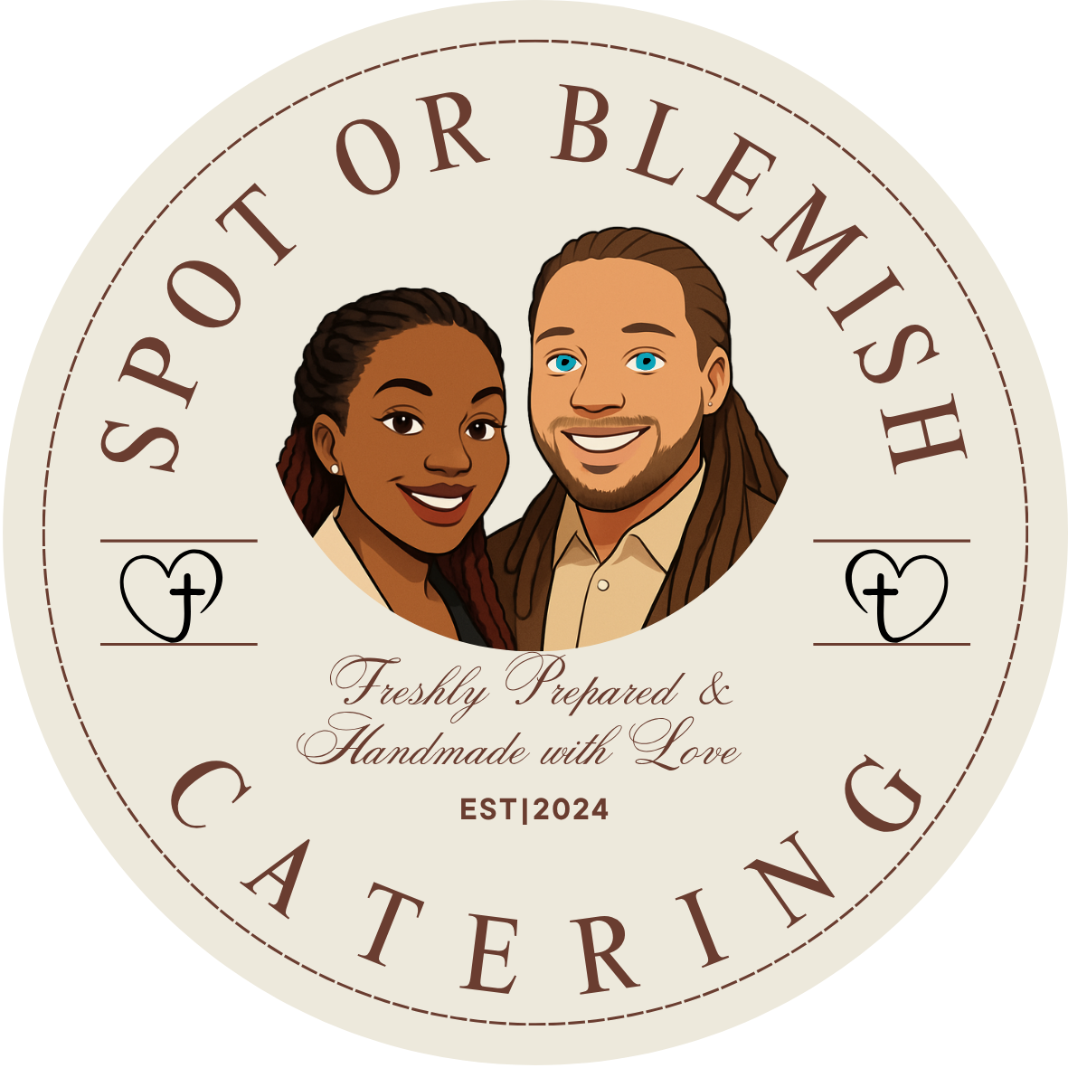 Spot or Blemish Catering brand emblem
